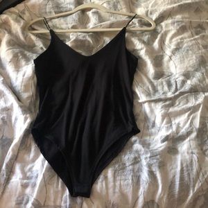 black bodysuit